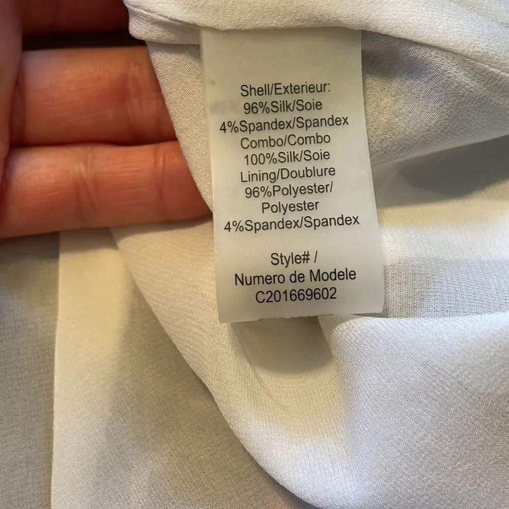 Alice + Olivia Halter Twist Neck Mini Dress Red Floral L - Picture 6 of 7